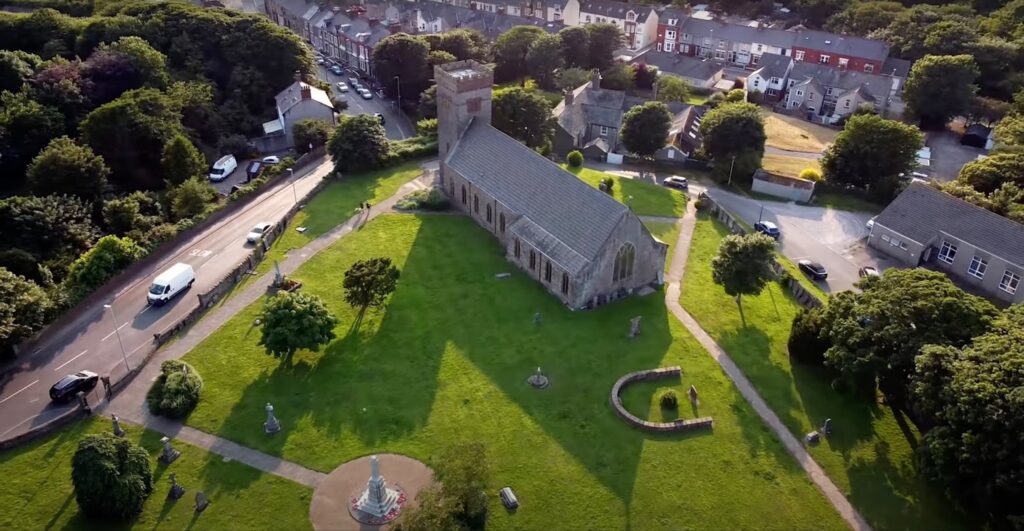 Harrington, St Mary's Church, top view