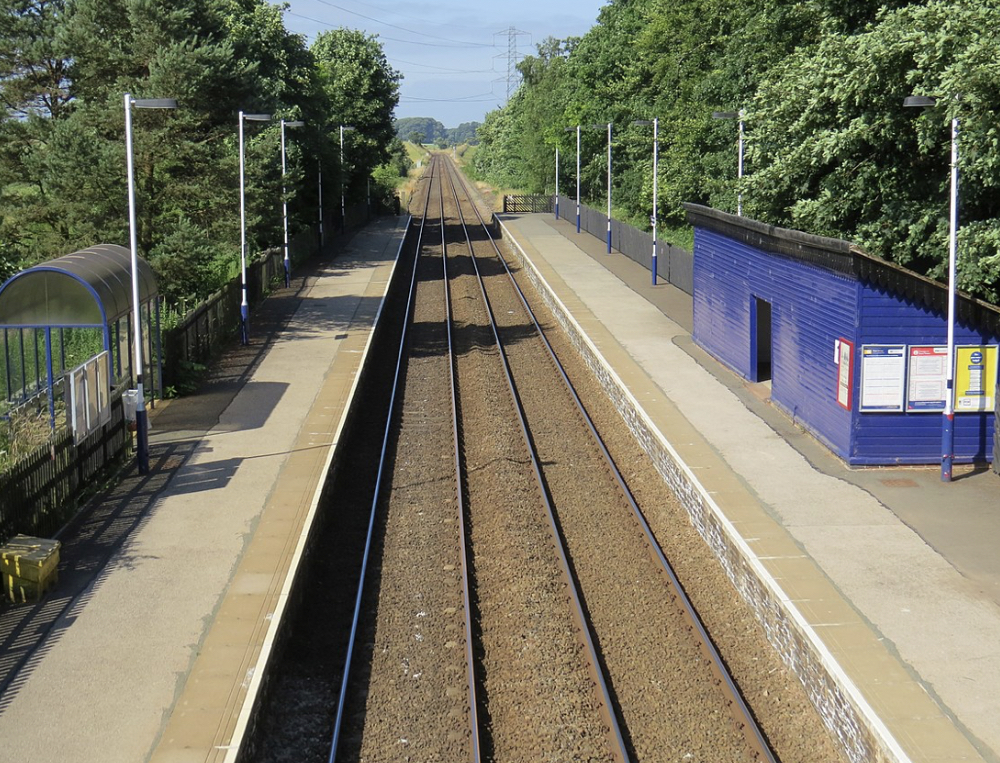 Brampton railway station in Cumbria