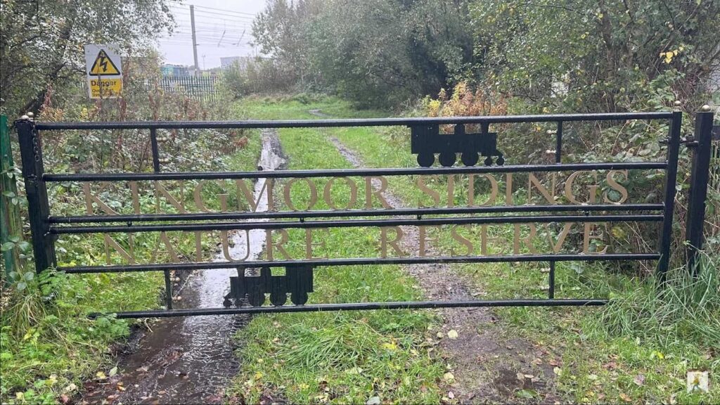 Entrance to Kingmoor nature reserve
